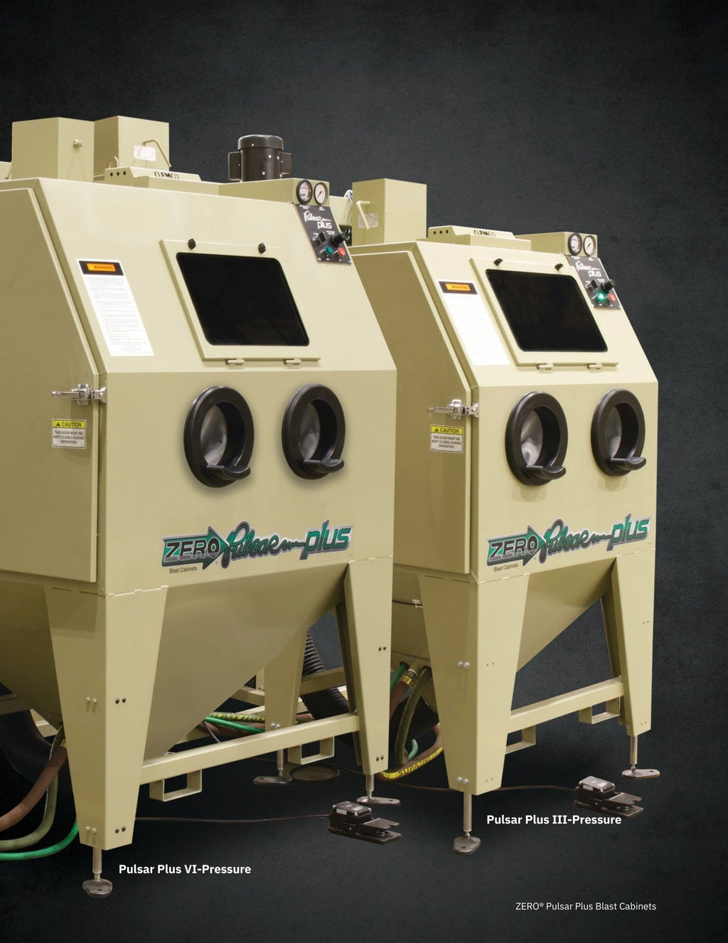 Clemco 29383 Pulsar Plus VI-S Blast Cabinet w/Reclaim & Dust Collector