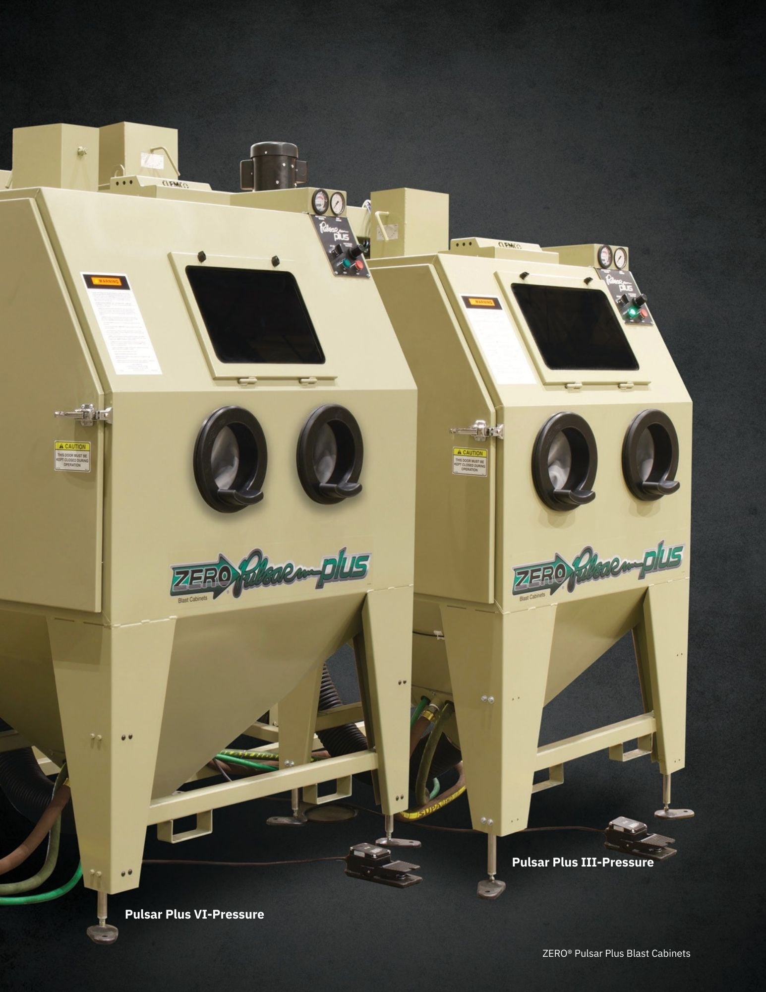 Clemco 29383 Pulsar Plus VI-S Blast Cabinet w/Reclaim & Dust Collector