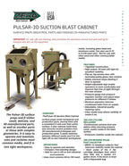 Clemco 29793 Pulsar 3D Blast Cabinet w/Reclaim & Dust Collector