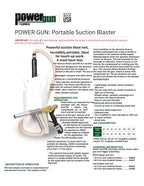 Clemco 99860 Power Gun Cart & Gun 16ft Hose