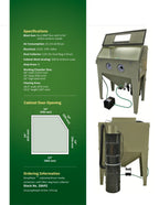 Clemco 28691 Shop-Mate Blast Cabinet w/Dust Collector