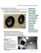 Clemco 29383 Pulsar Plus VI-S Blast Cabinet w/Reclaim & Dust Collector
