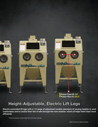 Clemco 29383 Pulsar Plus VI-S Blast Cabinet w/Reclaim & Dust Collector