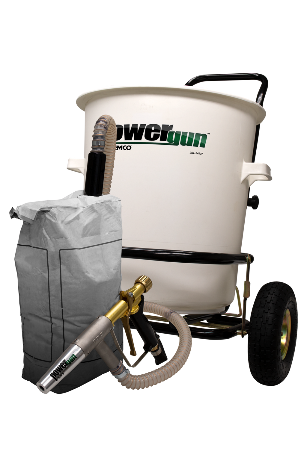 Clemco 99860 Power Gun Cart & Gun 16ft Hose