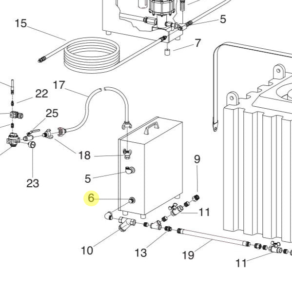 Technical diagram of a mechanical system with labeled components on a white background clemco part number 00183 listed