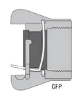 Technical diagram of a CFP clemco 00552 component with labeled parts